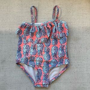 Carter’s One Piece Girls Bathing Suit with snaps. Size 18 Months